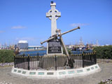 Monument in Howth Harbour